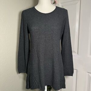 Gray Long Sleeve Sweater